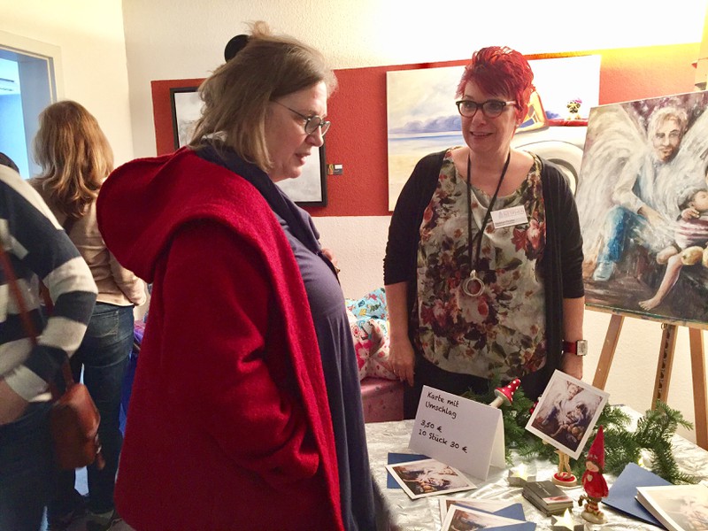 Renate Weber (Talentino e.V.) und Heidrun Fincks (Café Couleur und Bürgerstiftung Netphen)