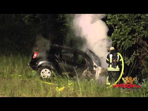 Erneut ein Pkw in Flammen! - Polizei ermittelt wegen Brandstiftung (Siegen/NRW)