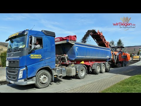 Arbeiten an Großbaustelle in Gernsdorf wieder in Gang (Wilnsdorf/NRW)