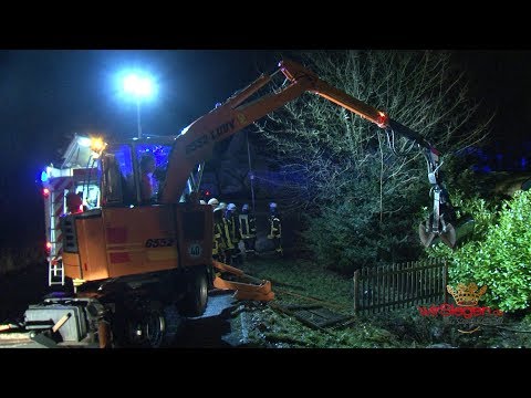 Sturm Burglind sorgt für rund 80 Feuerwehreinsätze (Siegen-Wittgenstein/NRW)