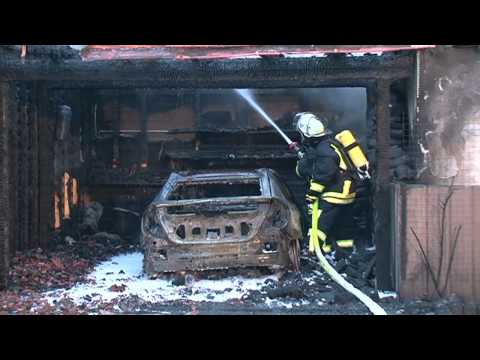 Bad Laasphe: Holzhaus bei Brand komplett zerstört
