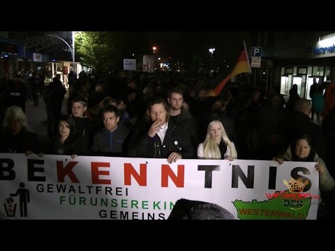 Demo gegen Erstaufnahmeeinrichtung am Stegskopf und parallele Kundgebung für mehr Toleranz