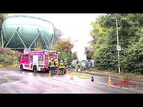 Video: Brennender Container - auf der Schemscheid - Feuerteufel doch noch auf freiem Fuß ?