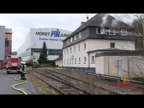 Feuerwehr-Großeinsatz in Netphen