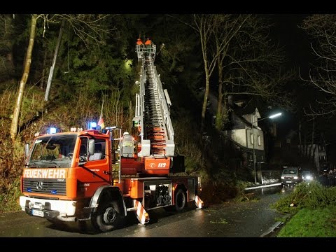 Sturm sorgte für zahlreiche Feuerwehreinsätze im Kreis Siegen-Wittgenstein