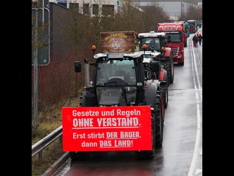 Traktoren Demo in Siegen