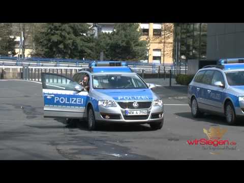 Bedrohungslage in Siegen Innenstadt - Polizei SEK Einsatz