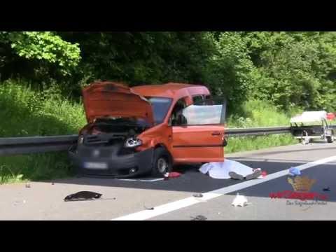 Tödlicher Unfall auf A45