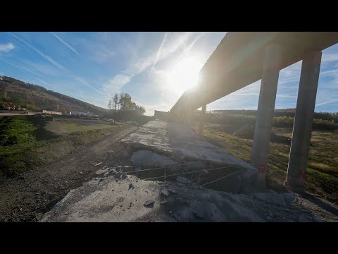 Sprengung A45-Talbrücke Landeskroner Weiher