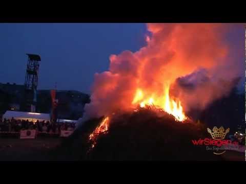 Eiserfelder Osterfeuer 2013 auf den Siegwiesen