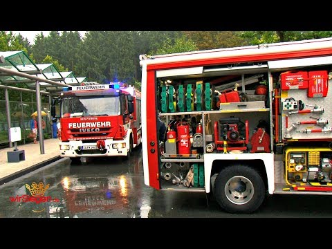 Brand im Jung-Stilling Krankenhaus löst Großeinsatz der Feuerwehr aus (Siegen/NRW)