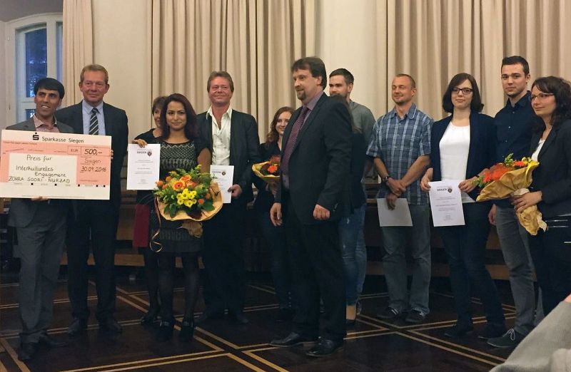 Stadt Siegen verlieh zum 26. Mal „Preis für interkulturelles Engagement“. (Foto: Stadt Siegen)