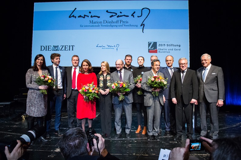 Marion Dönhoff Preis 2016 - Jury und Preisträger (Foto: Andreas Henn_DIE ZEIT)