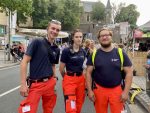 Mobile Erstversorgungsteams waren an allen drei Tagen in der Innenstadt unterwegs